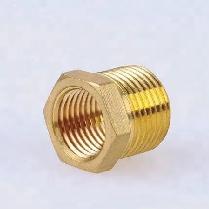 pneumatic fitting male and female threaded extension connector adapter brass bushing