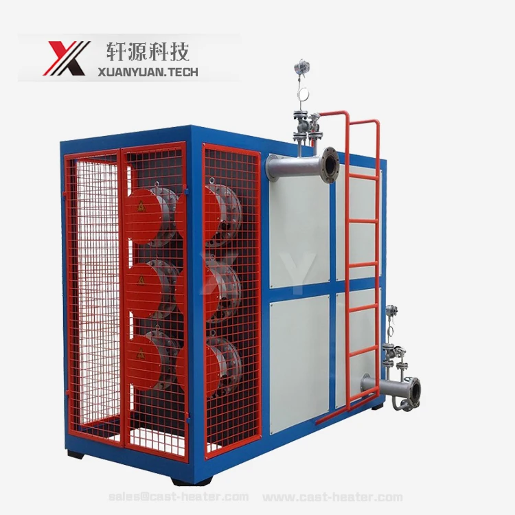 Hot press machine industrial electrical thermal oil heater