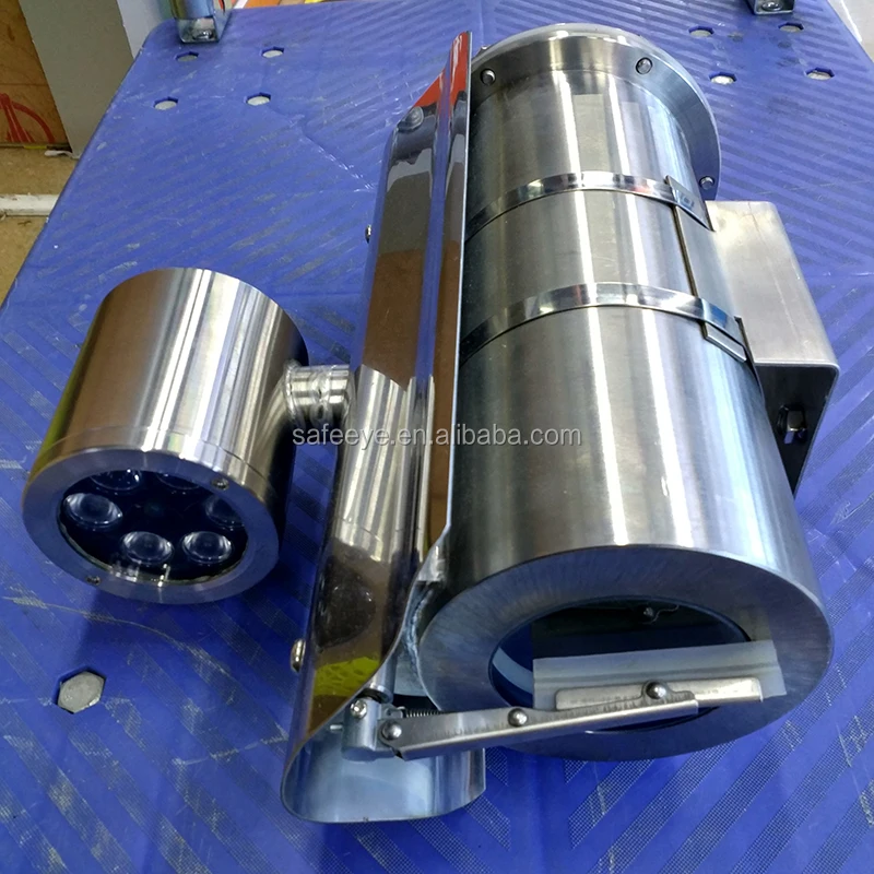 China factory sale 304 316 stainless steel Explosion Proof CCTV Camera & Housing KBA102 Support POE Power supply solar power