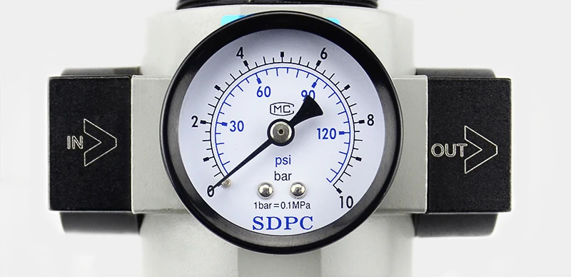 Серия U Порт размер 1 'Пневматический Воздушный Фильтр Регулятор UFR-08