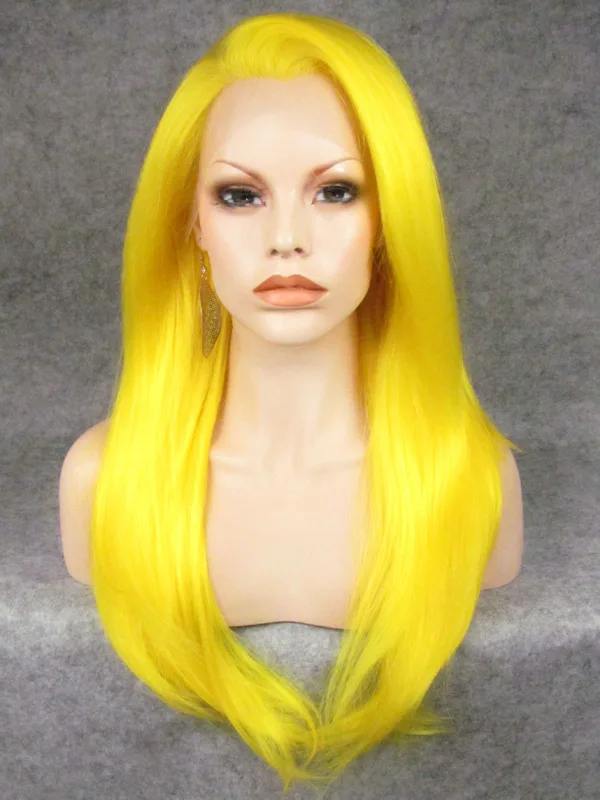 Fashion Synthetic Wigs, Cheap Synthetic wigs, Silky Straight Synthetic Wigs for Drag Queen