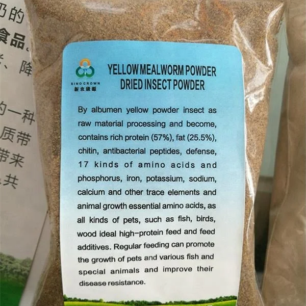 Insect Powder For Shrimp And Fish Dried Yellow Mealworm Powder