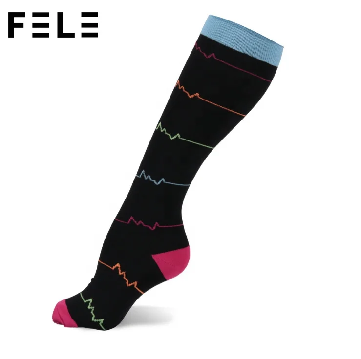 Мануфактура нейлоновые мужские беговые кроссовки для женщин водонепроницаемый Компрессионные носки FL01-575