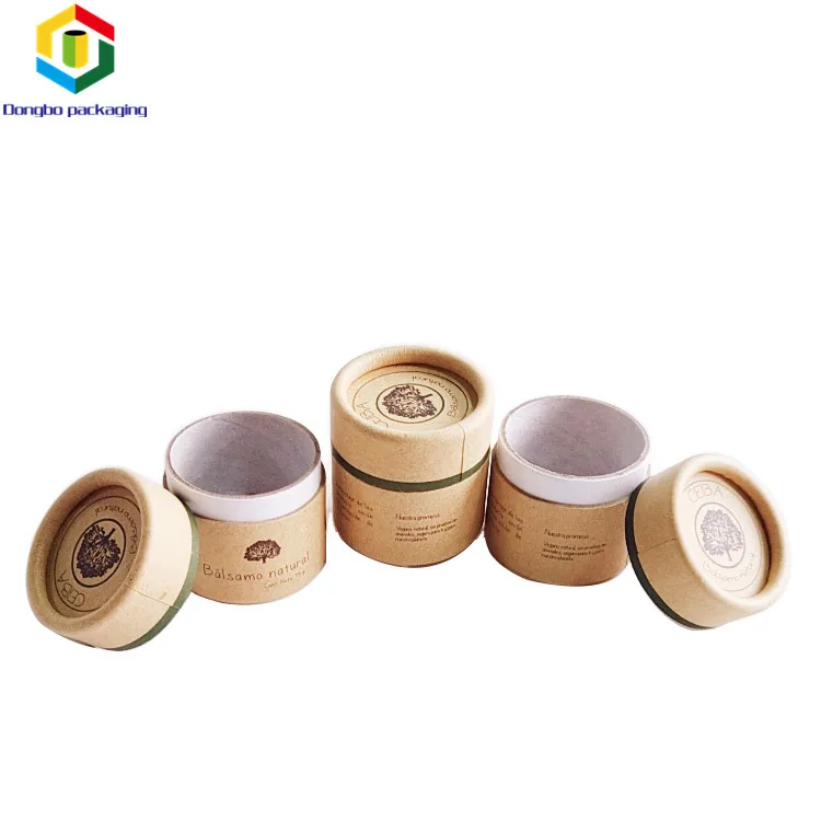 Eco-Friendly Cosmetic Paper Tube Packaging Container For Face Jars