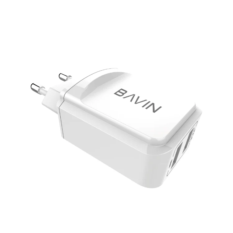 OEM dual Port Smart 5V 2.4A charger Travel Power Adaptor Mobile Home Wall USB Charger