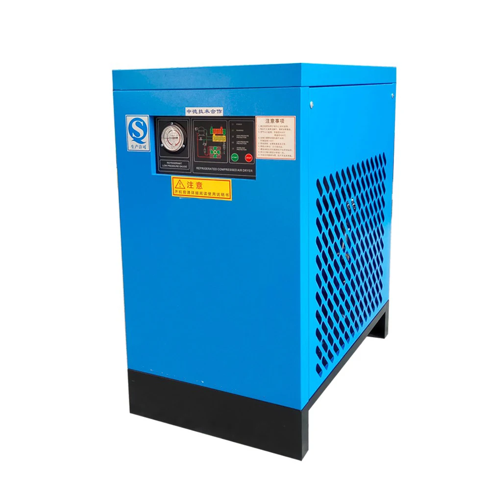 Normal inlet temperature air cooling refrigerated air dryer