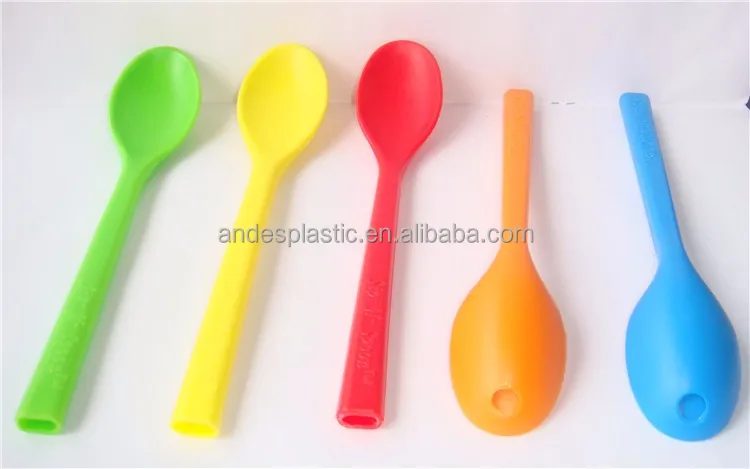 High Quality Durable Using Various Plastic Spoon Edible Cutlery