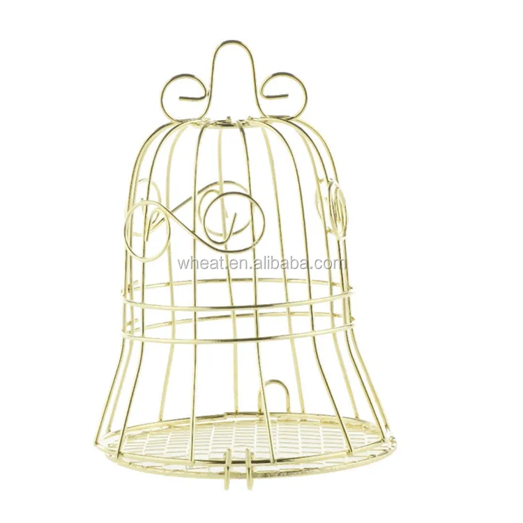China Factory Wedding Gift Food Chocolate Gold Metal Bell Shape Candy Box