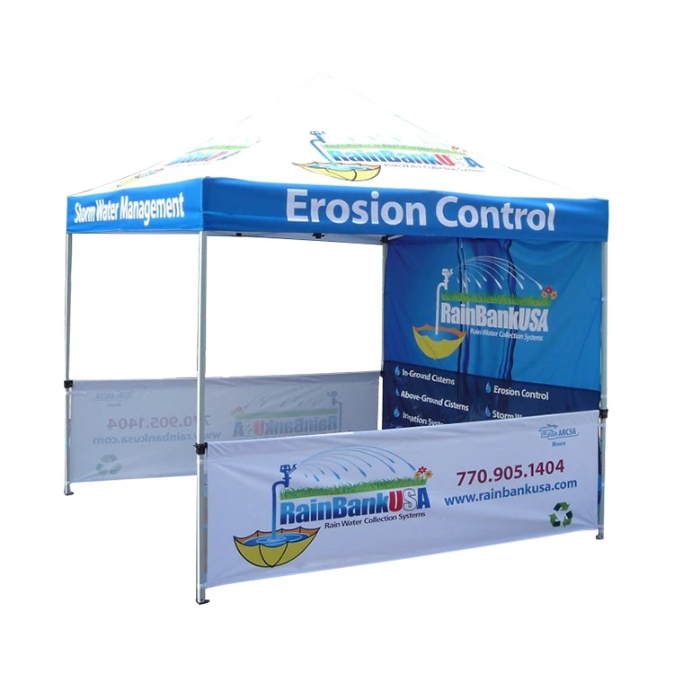 Premium Aluminum Heavy Duty Wind Resistant  Canopy 10X10 Custom Tents