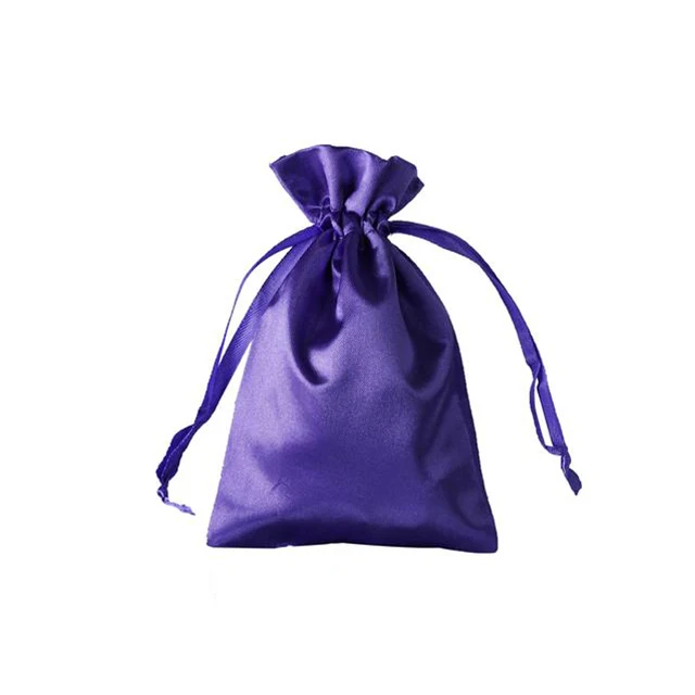 Custom Logo Hair Bundles Satin Bag Black Packaging,Jewelry Pouch Velvet,Drawstring Silk Bag for Wigs Bra Lingerie Cosmetic Shoes