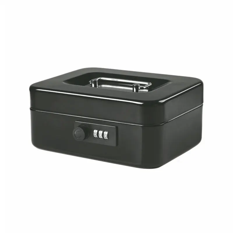 High profit margin products Medium Cash Box with Money Tray Small Safe Lock Box with Key