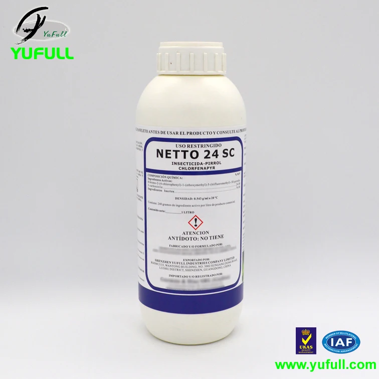 Chlorfenapyr 240g/L SC 36% SC 10% SC 95% TC acaricide safe and broad-spectrum new insecticide