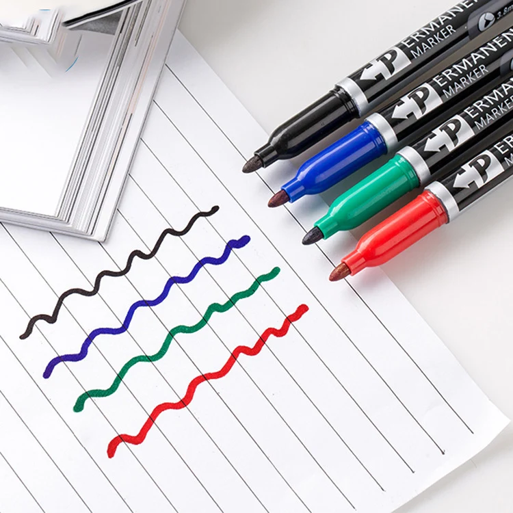 Oil Based Black ink Permanent marker pen,wholesale empty marker