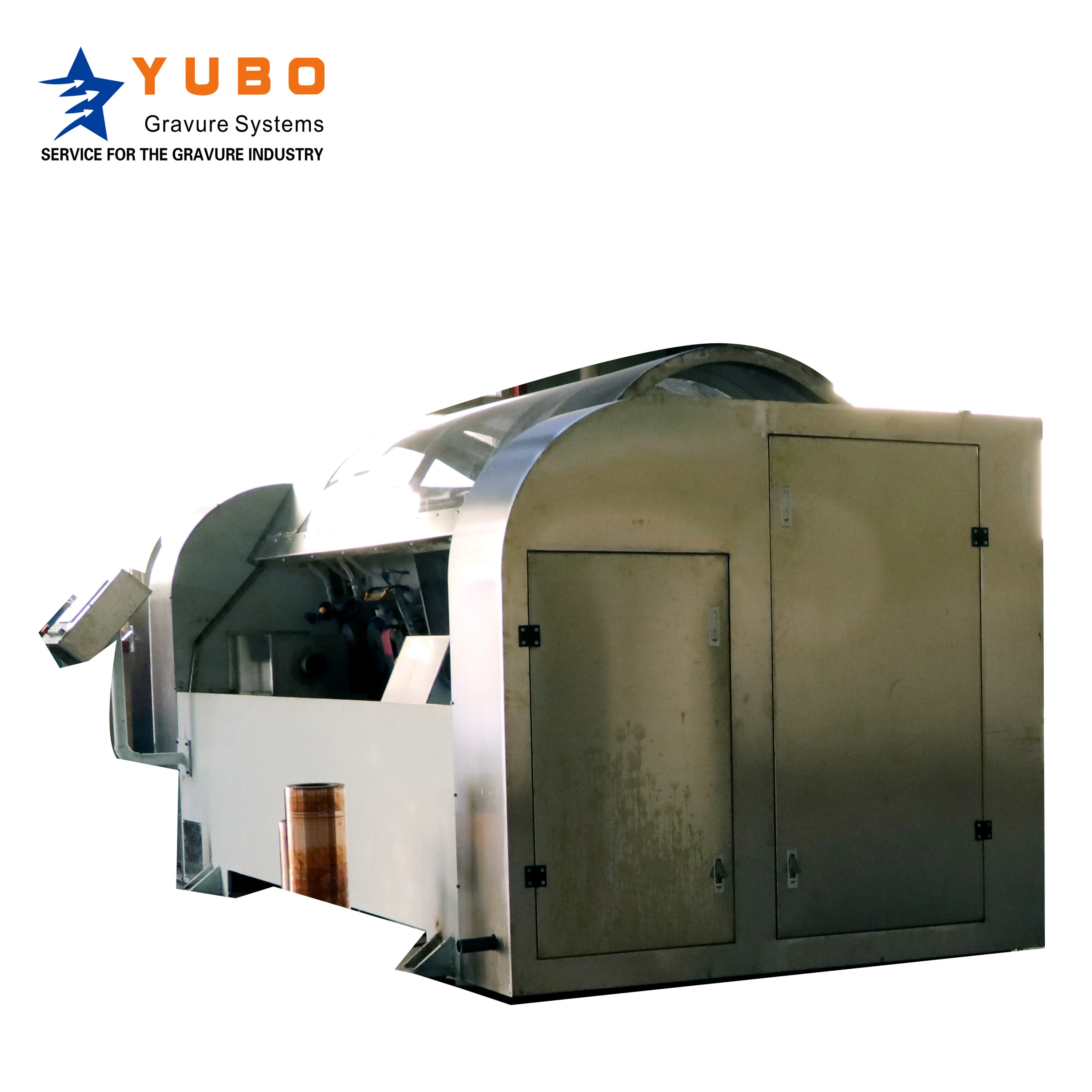 
YUBO Three-Heads Copper Grinding Polishing Machine Gravure Cylinder Polishing Machine 