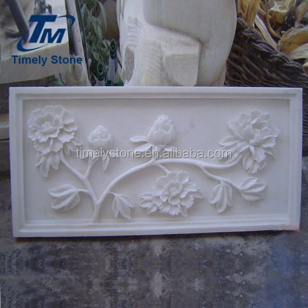 
Bas flower relief sculpture 