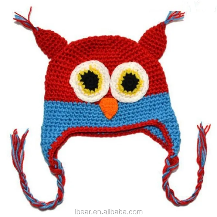 Crochet baby hat/little Owl hat/ Baby photo prop