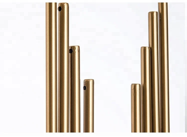 modern design artistic Iron table lamp golden holder and white fabric for home and hotel decoration