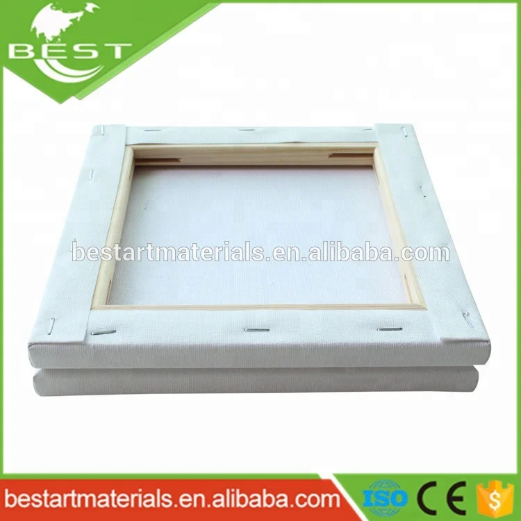 20*20 cm white 280 g cotton blank stretched  canvas framed for oil and acrylic painting