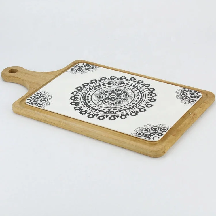 Wholesale  high quality cheap unique italian ceramic pizza plate for restaurant