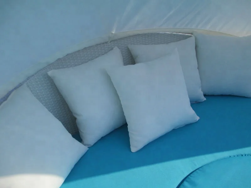 adults round beds rattan outdoor beds with canopy