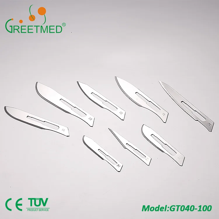 Disposable Surgical Blade Stainless Steel Carbon Steel Knife Online Technical Support The Basis of Surgical Instruments Class II