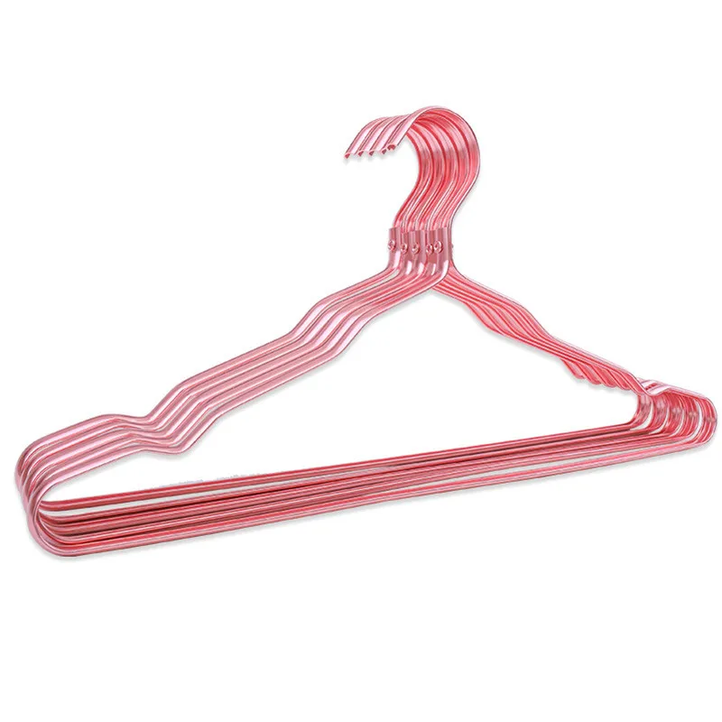 Multifunction Aluminum Alloy Hanger Metal hanger with Non Slip Notches Big Capacity Light Clothes Hanger Factory Wholesale
