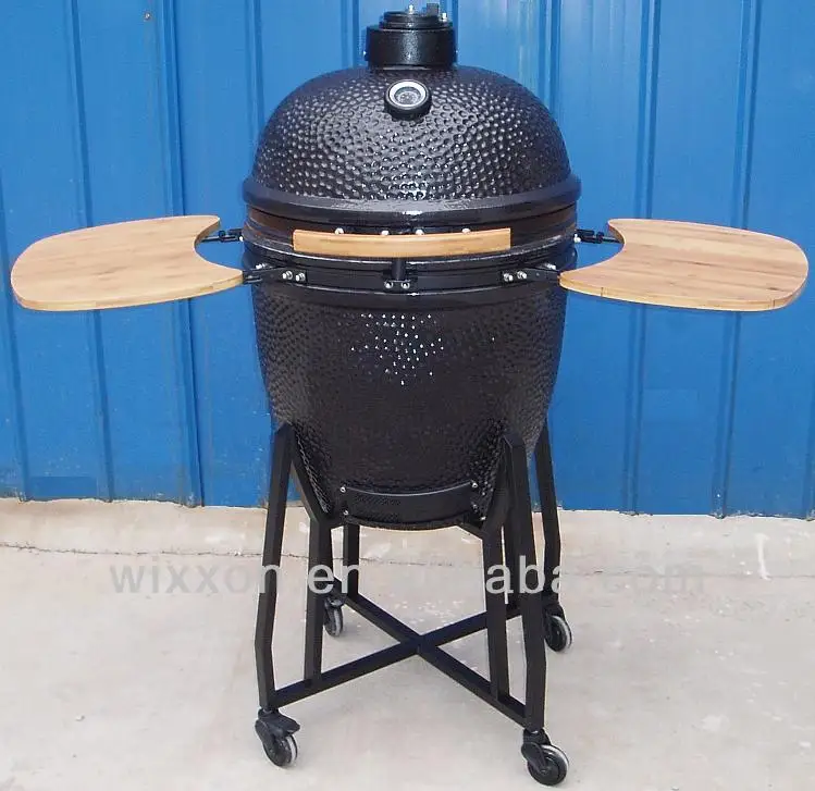 2014 ceramic kamado egg bbq with all black painting