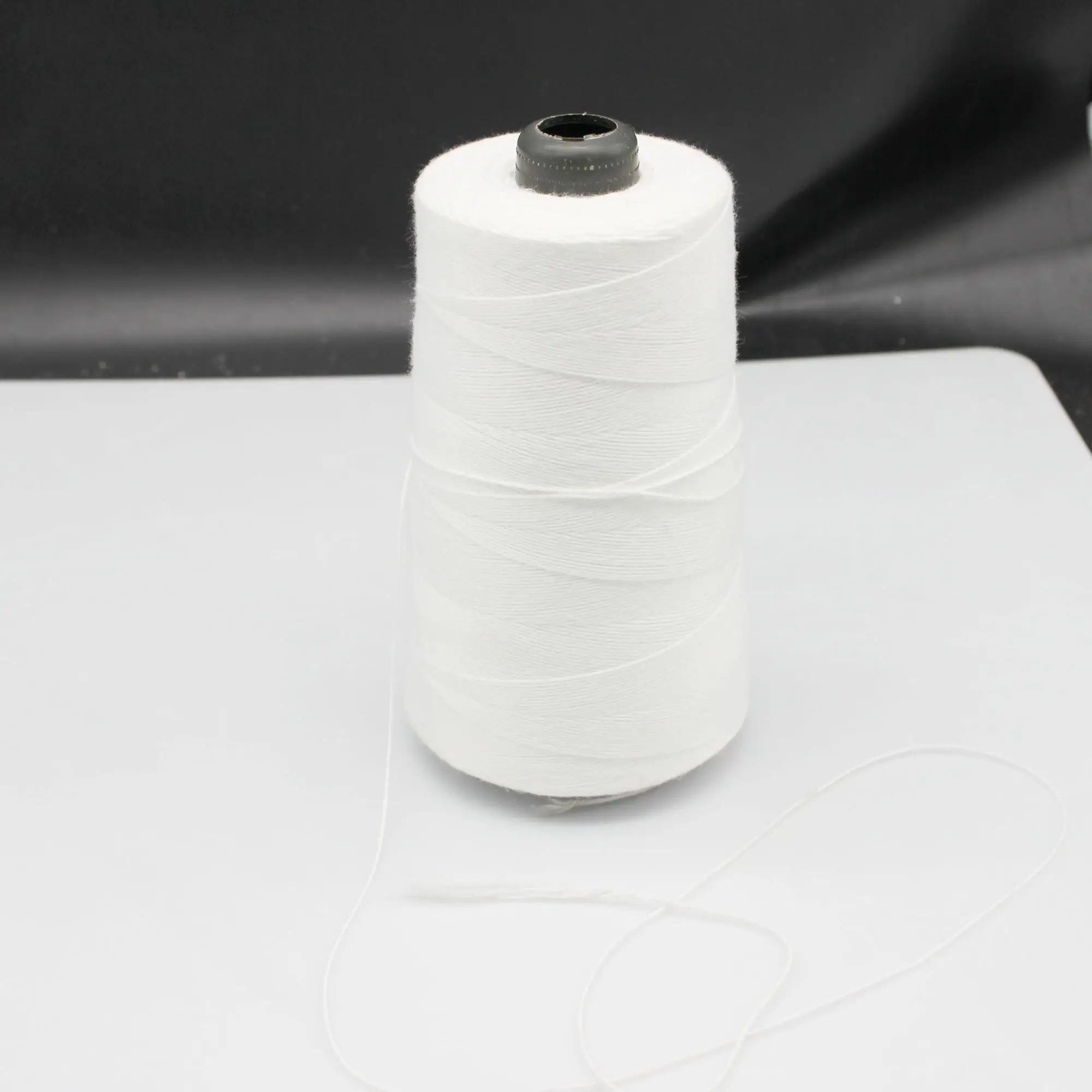 100% polyester bag closing thread 20 / 6  polyester yarn polypropylene bags sewing threads