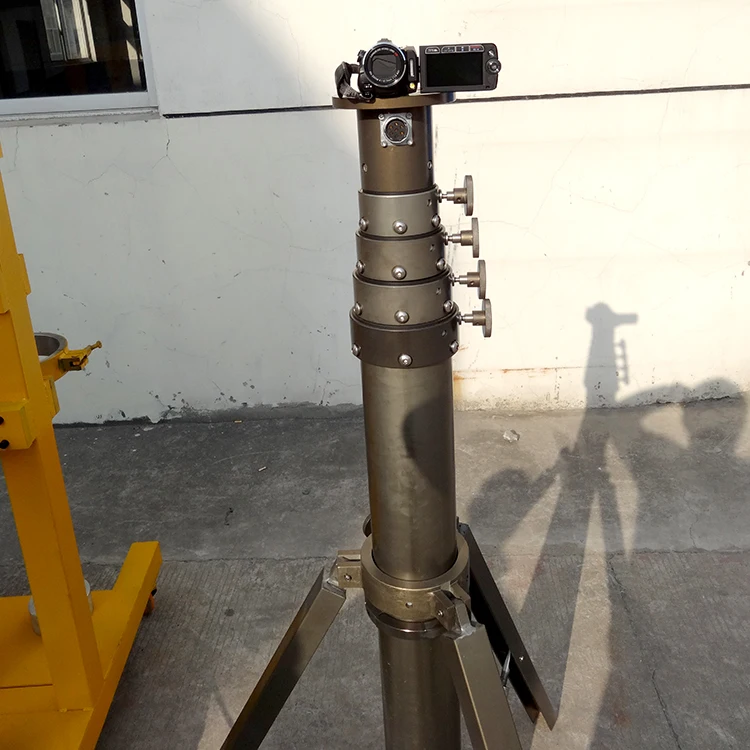
antenna pneumatic telescopic mast telecommunication tower 