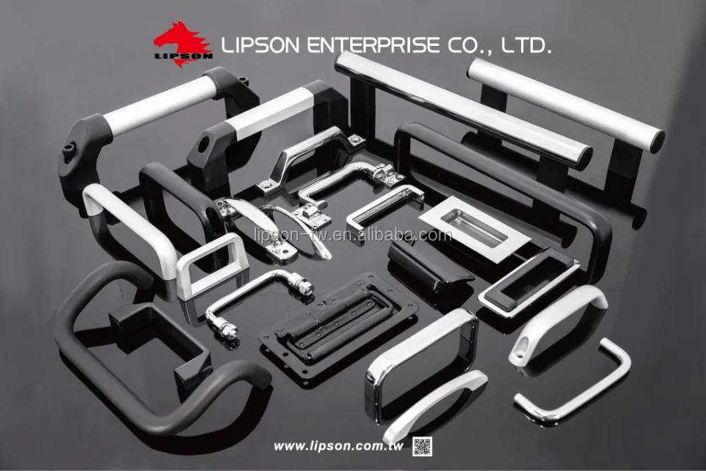 HP-504-A Industrial Pull Metal Cabinet Chest Flush Recessed Concealed Wood Box Lift Spring Loaded Case Toolbox Folding Handle