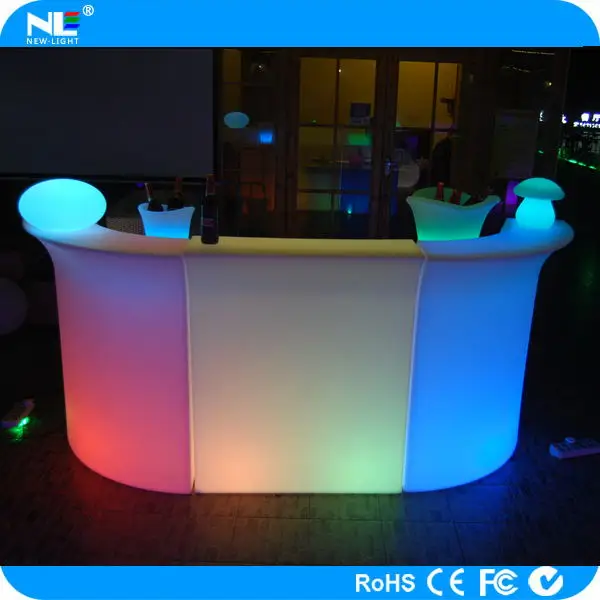Illuminated LED Bar Table Furniture
