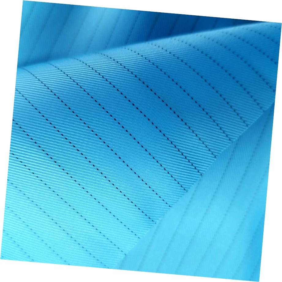 polyester ESD fabric dust proof conductive anti static fabric