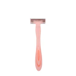 OEM plastic handle factory shaver razor twin blade shavers for women