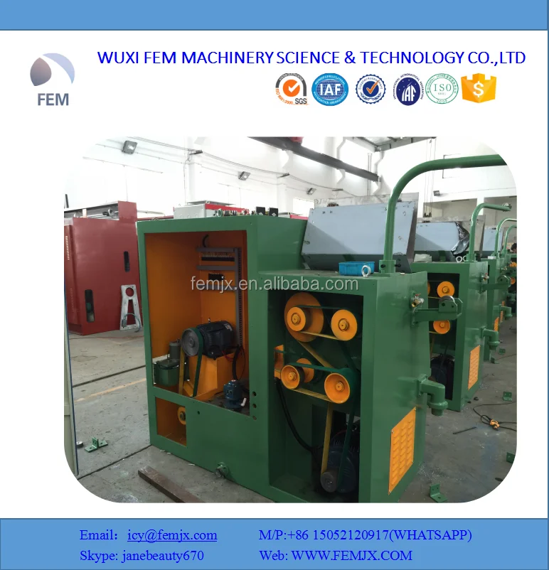 Bare copper wire high speed Wire Drawing Machine/Cable Making Machine Equipment