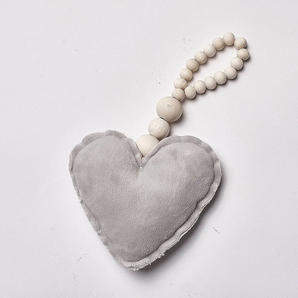 Детская кроватка, игрушки, подвесные украшения, звезда, деревянные бусины, веревка для ребенка, детская кроватка, Игровая палатка, декор для комнаты