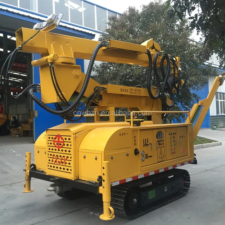 CE Approved Nozzle Crawler Shotcrete Machine TXJS20 Mobile Nozzle Carrier Concrete Spraying Machine Wet Concrete Sprayer