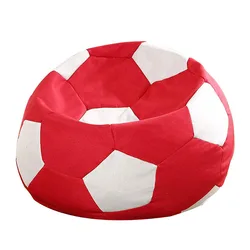 E919 Soccer Bean Bag Chair Single Lazy Sofa Seat Cushion Lovely Recliners Washable Beanbag Bean Bag Seat Cushion