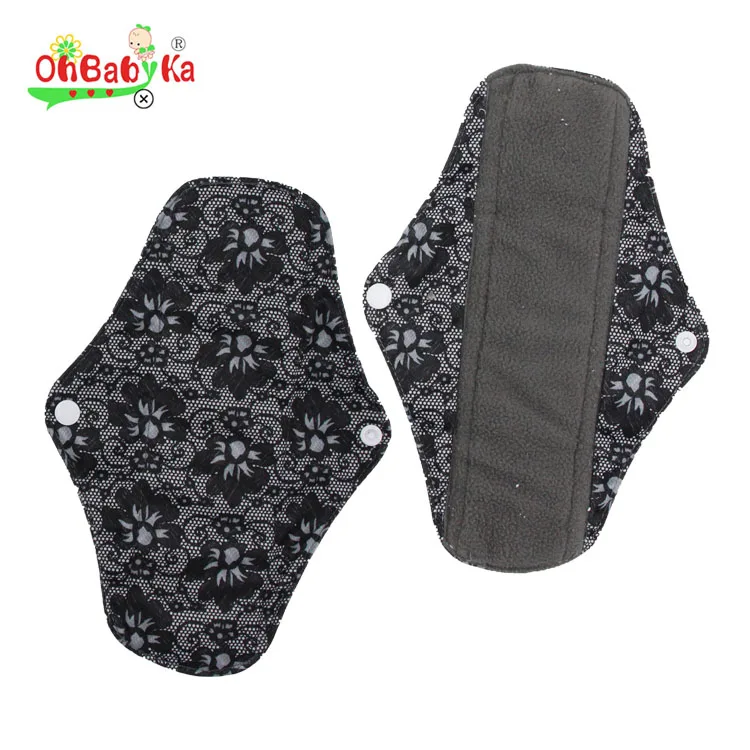 Ohbabyka Cloth Menstrual Pads For Ladies Reusable Sanitary Napkins