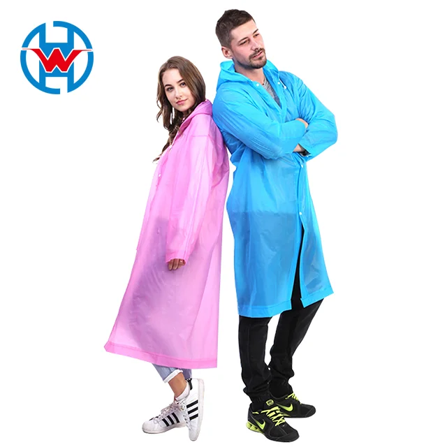 Fashion eva Raincoats For Adults Reusable Raincoat custom Logo 100% Waterproof Raincoat