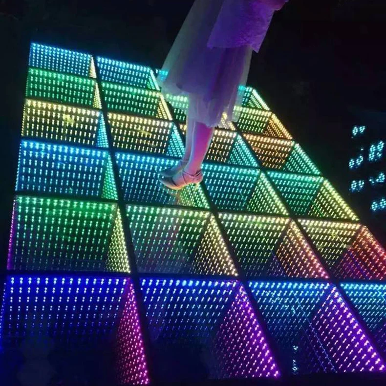 2019 led floor DJ Disco Nightclub DMX 3D time Tunnel RGB LED Light