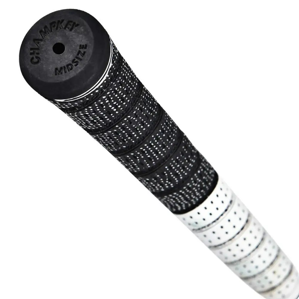 Champkey Multi Compound White&Black Golf Grips, Anti-Slip, Ecological Cotton Yarn Thread Technology, Soft Material