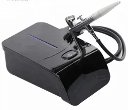 Portable Mini Nail Tattoo Cake Decorating Air Brush Compressor Kit Makeup Machine Set