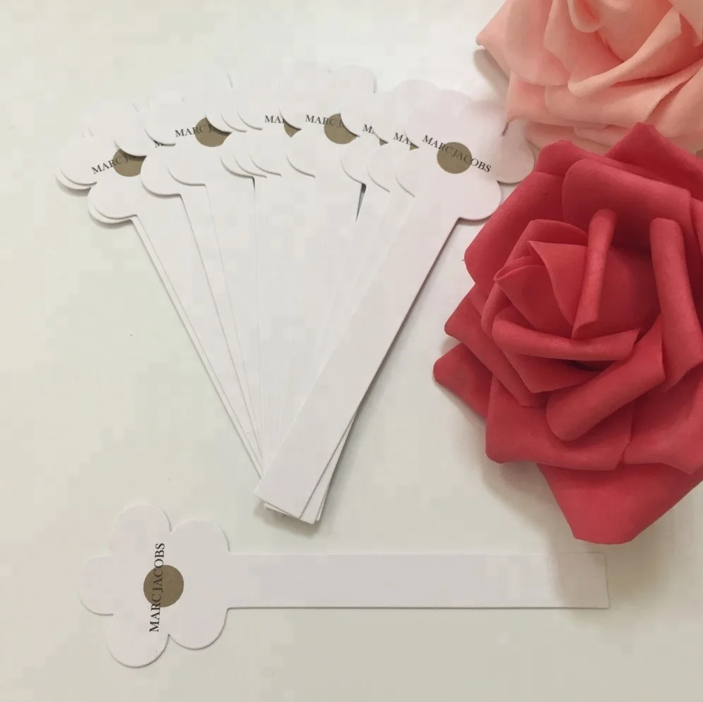 The best selling perfume blotter paper perfume test paper logo print perfume blotter with logo printing IC-009