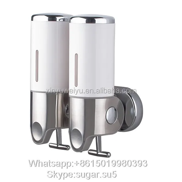 Wall mounted hotel bathroom accessories stainless steel liquid soap dispenser