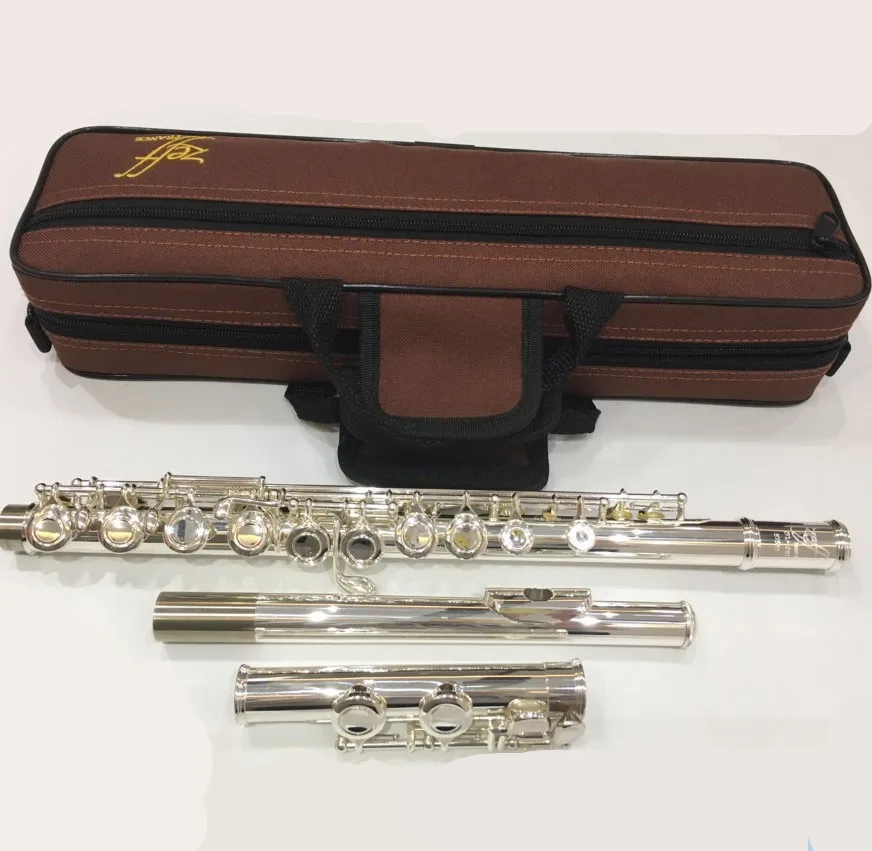 FL001S Professional Beginner flute Silver plated Flute