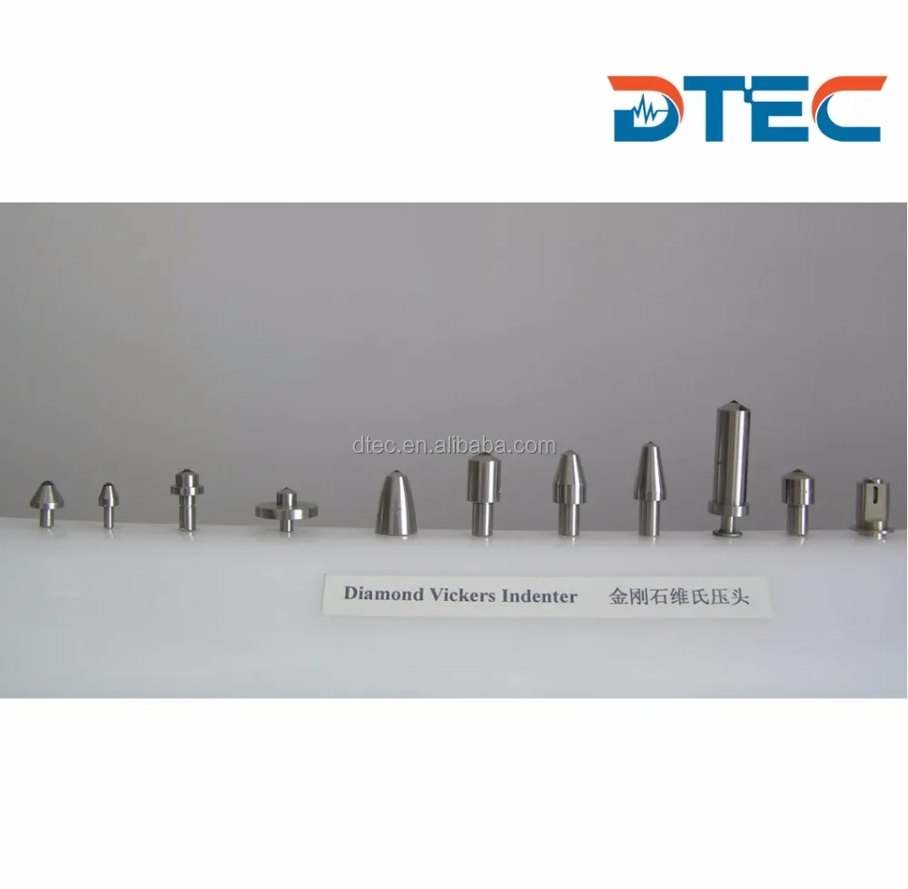 DTEC Vickers diamond Indenter,Knoop Indenter for micro vickers hardness tester,HV2,HV6