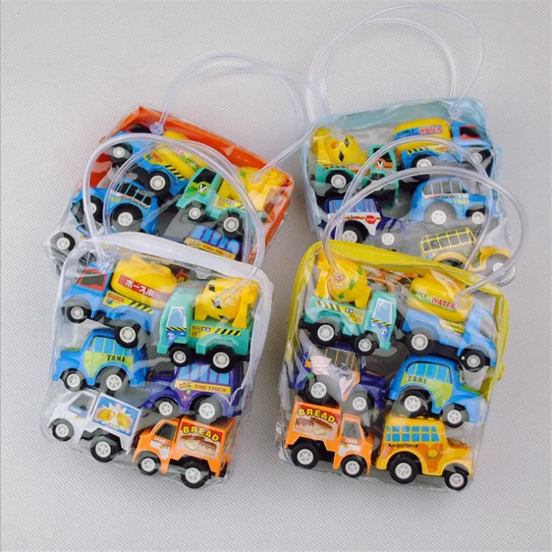 
Wholesale mini recycle car baby toy car a pull back to run each bag of 6 