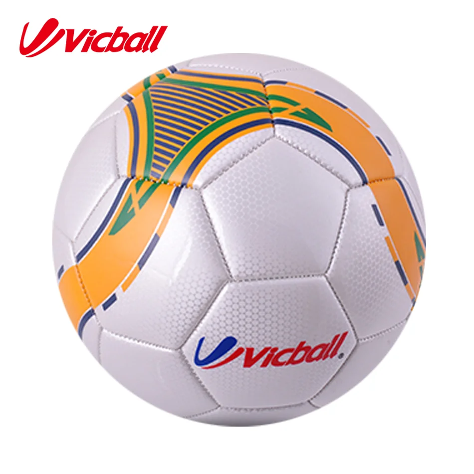 Cheap machine stitched official size 5 football balls good quality leather football soccer ball