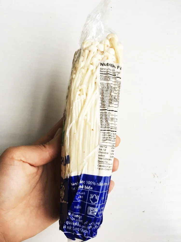 Detan Fresh Enoki, ботаническое название гриба