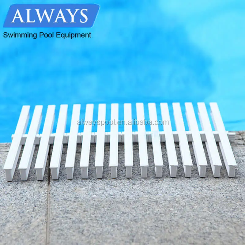 Регулируемый плавательный бассейн пластиковые гриля канализационных люков ПВХ спа переливной емкостью решетки